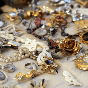 Elegant vintage jewelry assortment